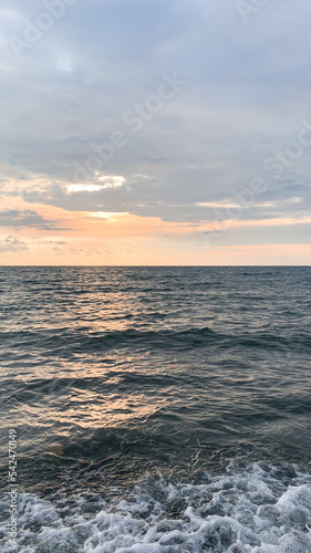 sunset on the sea © Radianti Umasangaji 