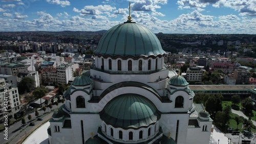Temple of Saint Sava the biggest Serbian Orthodox Church, Belgrade, Serbia photo