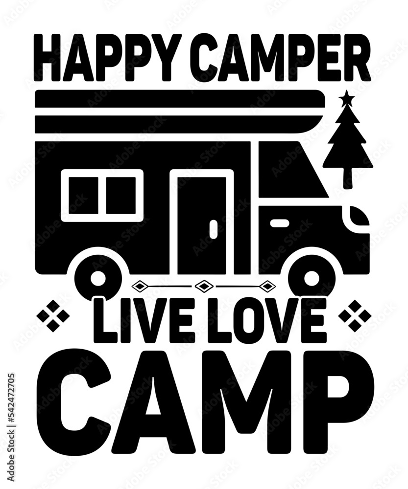 Happy camper live love camp SVG, Hunting Svg Bundle, Hunting Season