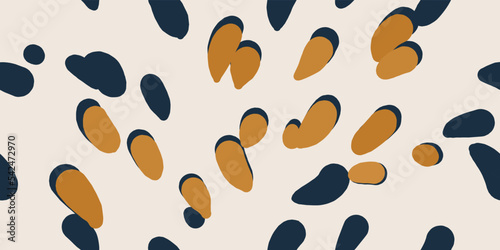 Simple abstract artistic dots print. Modern fashionable template for design.