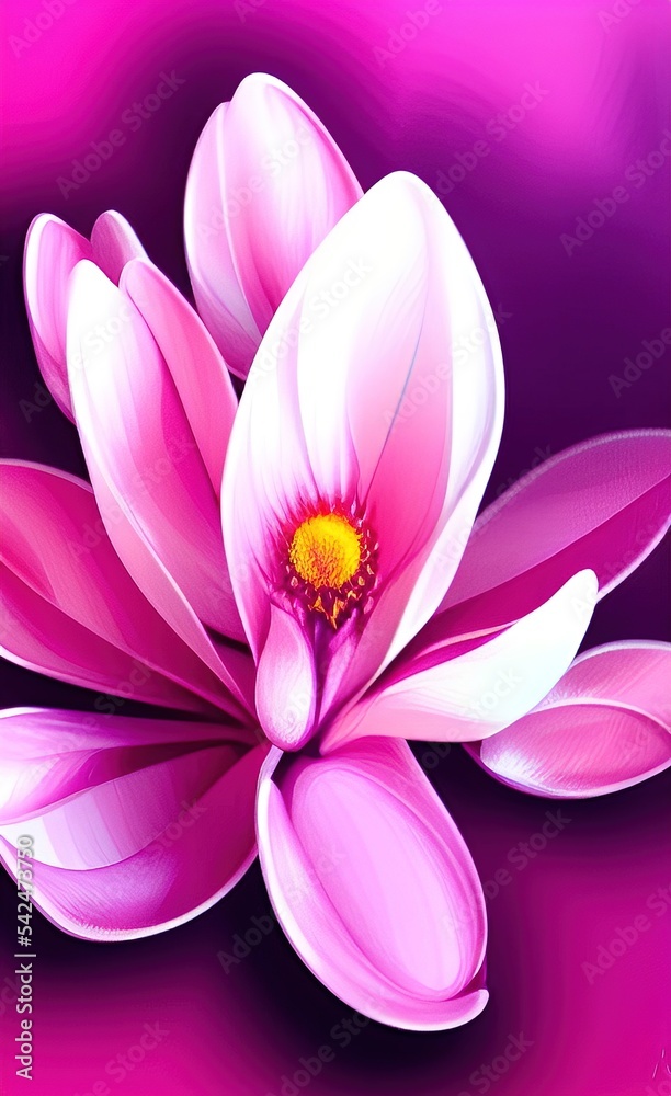 pink and white magnolia flower,White Magnolia Flower With Pink Stamen pink and white magnolia flower,White Magnolia Flower With Pink Stamen