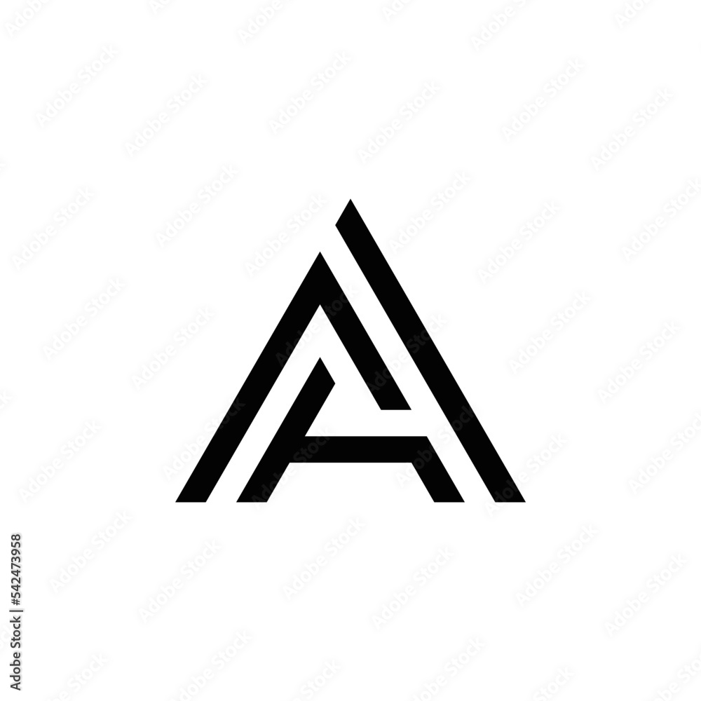 Abstract AF initials monogram logo design, icon for business, template, simple, elegant Abstract AF initials monogram logo design, icon for business, template, simple, elegant