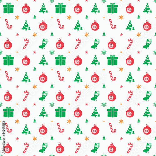 Christmas seamless pattern, Merry Christmas digital paper