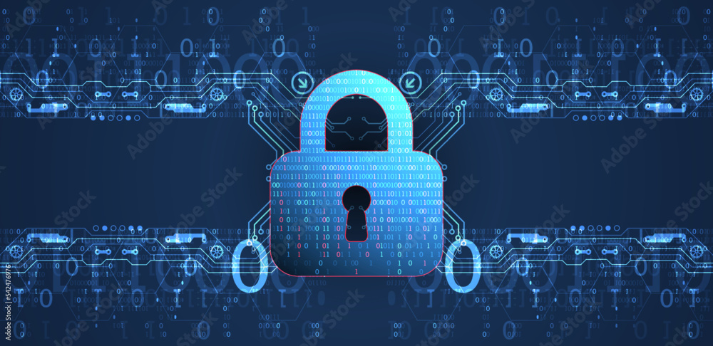 Data security Illustrates cyber data or information privacy idea. Color abstract internet technology. Data security Illustrates cyber data or information privacy idea. Color abstract internet technology.