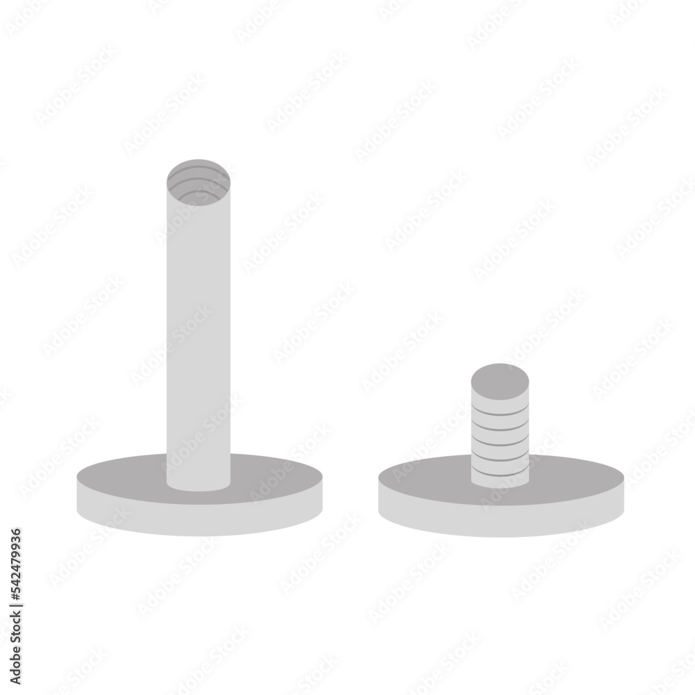 ビス。ネジ。留め具。 ビス。ネジ。留め具。