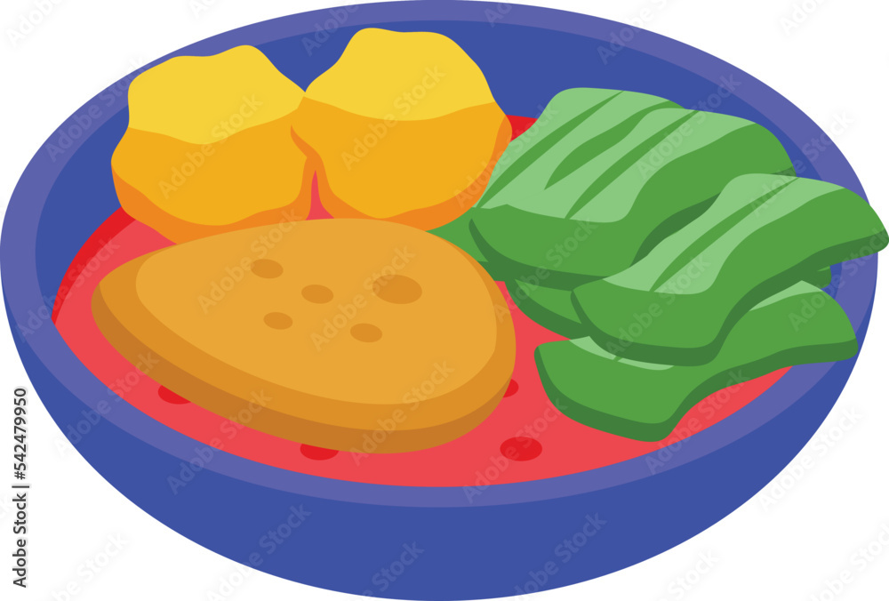 Corn food icon isometric vector. Cheese menu. Dinner potato Corn food icon isometric vector. Cheese menu. Dinner potato