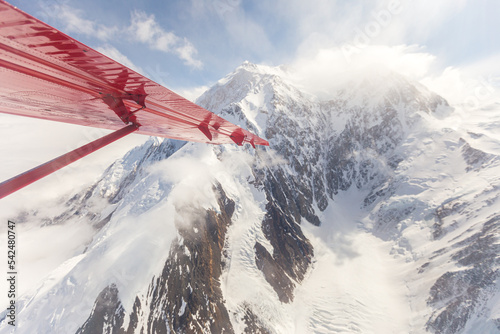 Alaska Range Denali Airplane Wing Tour photo