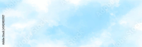 Beautiful blue sky and clouds with daylight natural background.