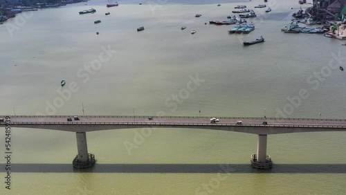 Muktarpur Bridge. The sixth Bangladesh-China friendship bridge over the river Dhaleswari that connects Narayanganj and Munshiganj district is another attractive place to visit at Munshiganj.  photo