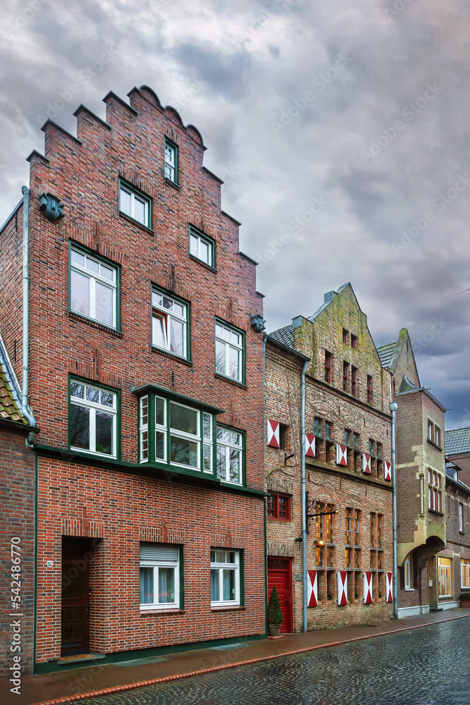 Fototapeta premium Street in Kalkar, Germany