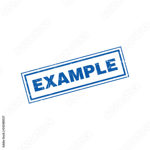 Example Stamp Vector Template Illustration Design.