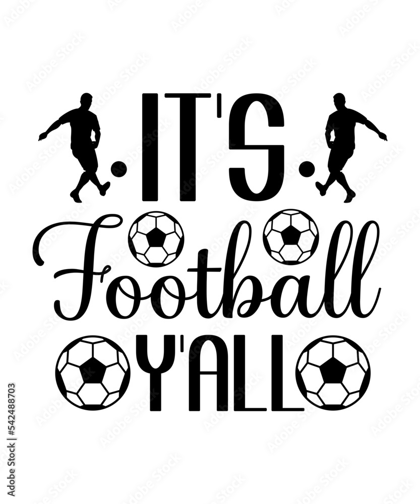 Football SVG Bundle, Football svg Files, sports svg bundle, Football Game Day svg Stock Vector