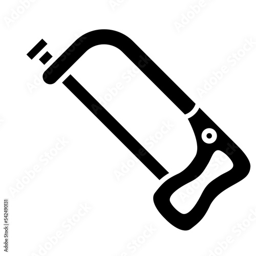 Handsaw Glyph Icon