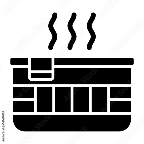 Jacuzzi Glyph Icon