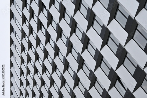 Geometric facade abstract