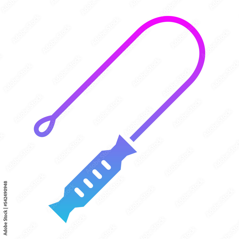 Long Reach Tool Glyph Gradient Icon Long Reach Tool Glyph Gradient Icon