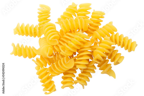 bunch of pasta isolated from background