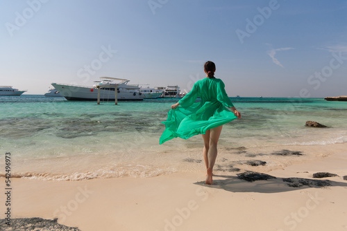 Egypt. Red sea day, woman