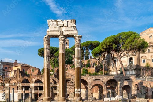 Photography rome, italy, ancient, roman, ruins, roman forum, city, architecture, travel, lan