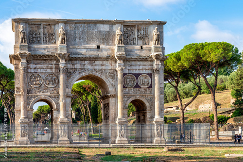 Ruins of Roman Forum in Rome, Italy