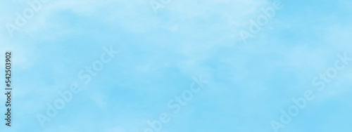 Abstract fresh and clear winter seasonal painted beautiful blue sky background, Beautiful bright blue paper texture, Stylist beautiful white clouds in natural bright morning sky.