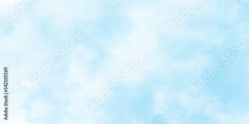 Abstract natural blue sky of winter season with thick clouds, Bright and shinny natural cloudy sky, bright blue cloudy blue sky vector illustration.