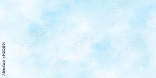 Abstract natural blue sky of winter season with thick clouds, Bright and shinny natural cloudy sky, bright blue cloudy blue sky vector illustration.
