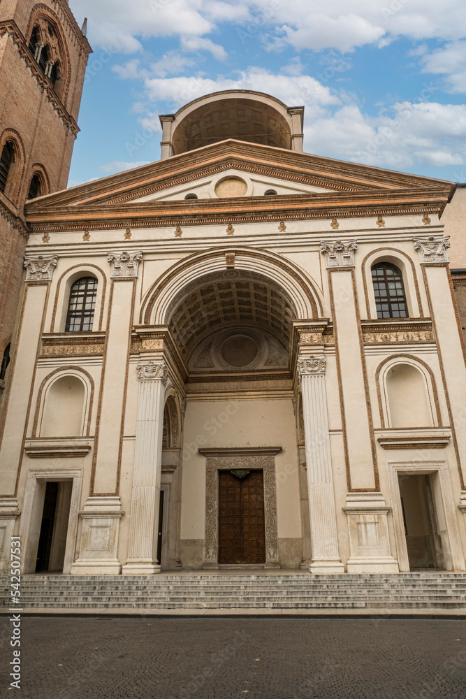 The beautiful Basilica of Saint Andrea in Mantua