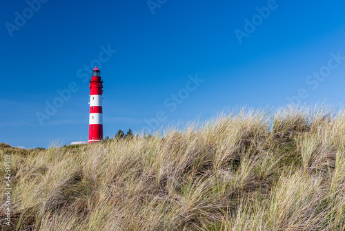 Amrum lighthouse. Amrum is one of the North Frisian Islands on the German North Sea coast