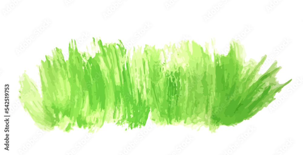 Obraz premium Trawa namalowana pędzlem