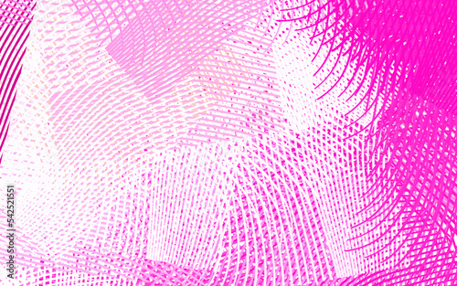 Light Pink vector pattern with bent lines.