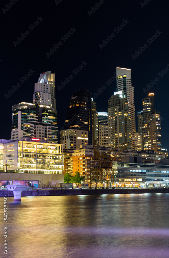 Buenos Aires, Puerto Madero at Night Buenos Aires, Puerto Madero at Night