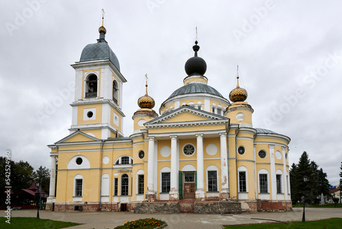 Russia. The old town of Myshkin on the Volga River. Assumption Cathedral. View from the Southeast