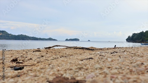 Scenic view of Bugana Beach in  Sipalay City, Negros Occidental, Philippines photo