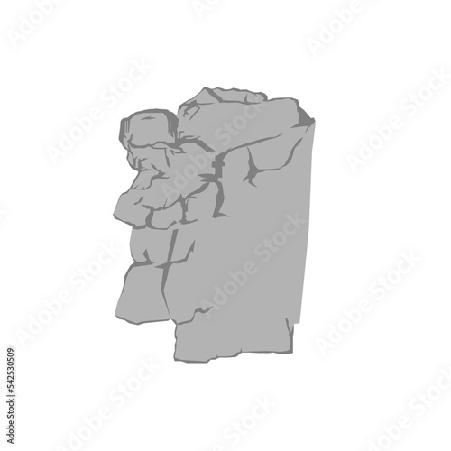 Old Man of the Mountain, New Hampshire Vector