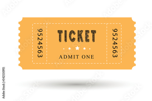 admit one ticket