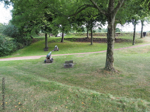 Bourtange ist eine bewohnte ehemalige Festung in den Niederlanden  photo