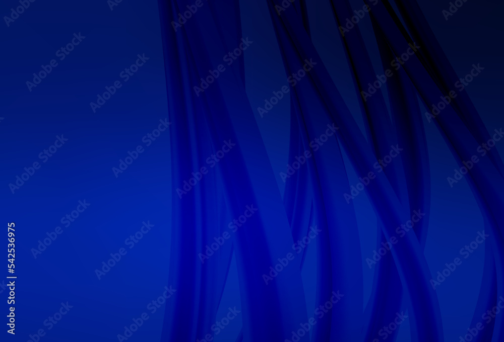 Dark BLUE vector glossy abstract backdrop.