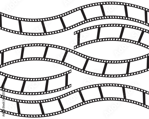 film strip isolated on the white