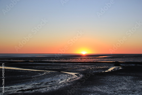 Abendstimmung an der Nordsee photo