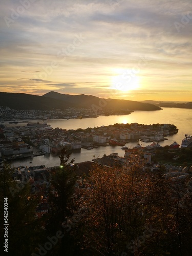 Obraz na płótnie Bergen, Norway w salonie