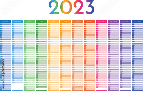 2023 year planner