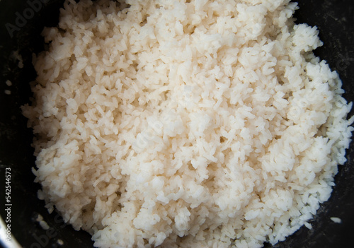 bowl of coocked rice photo