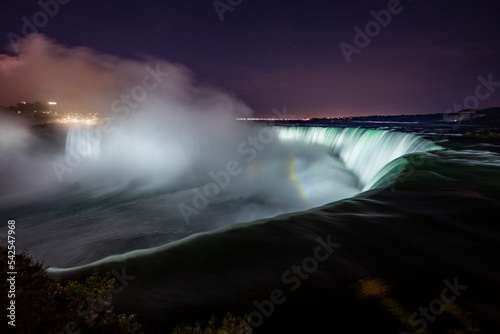 Niagara Falls at night LED lightshow