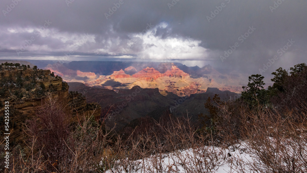 Obraz premium Winter in Grand Canyon National Park