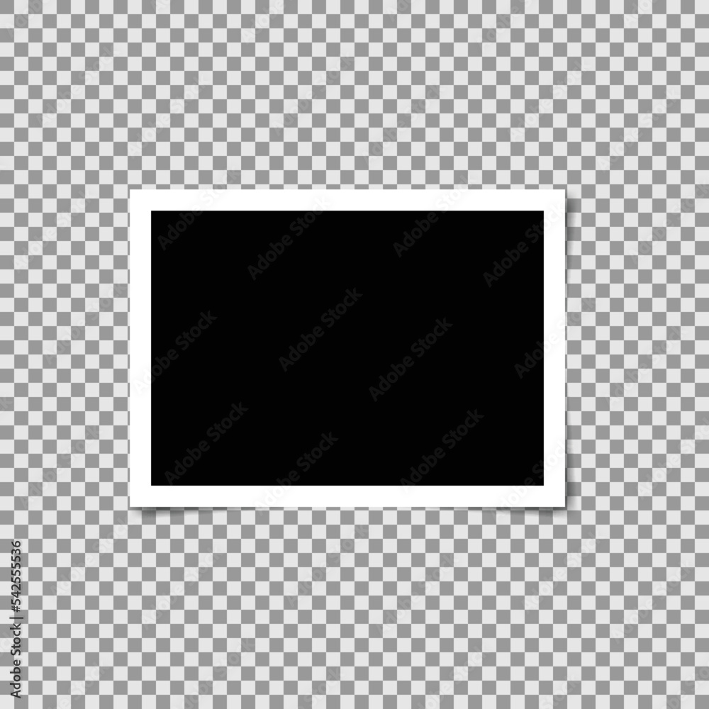 Vector blank picture frame textured isolated Vector blank picture frame textured isolated