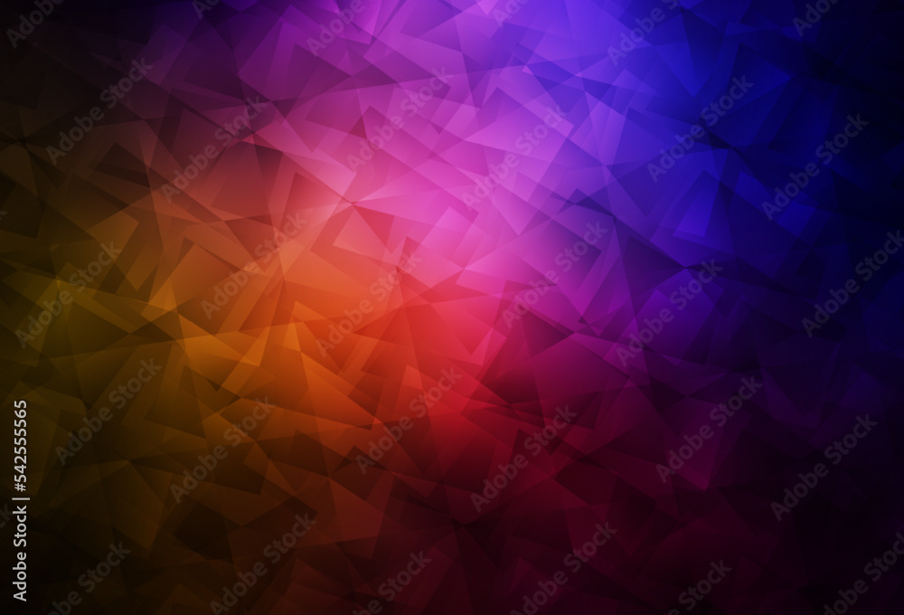 Dark Pink, Red vector abstract mosaic background. Dark Pink, Red vector abstract mosaic background.