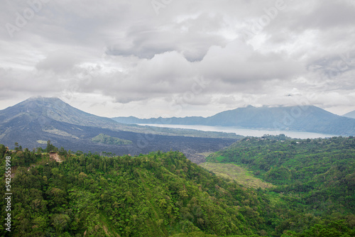 View of the volcano Batur