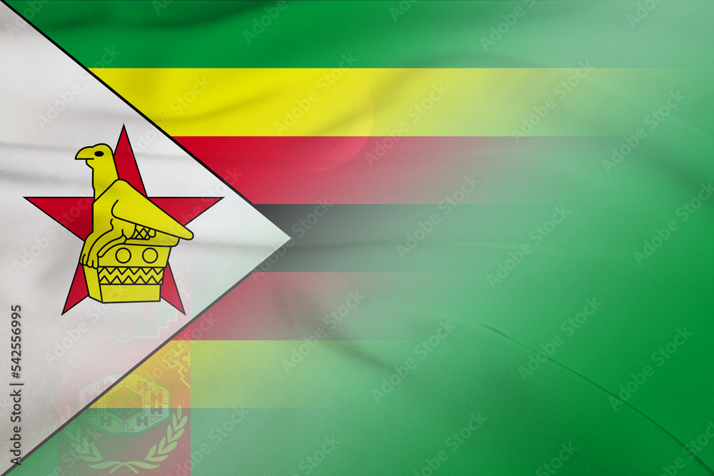 Zimbabwe and Turkmenistan official flag transborder negotiation TKM ZWE
