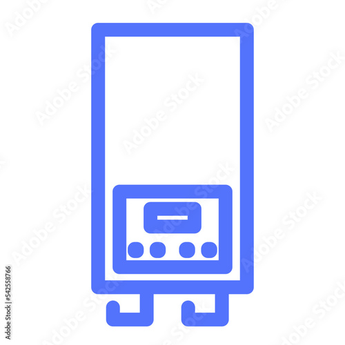 heater boiler water line icon